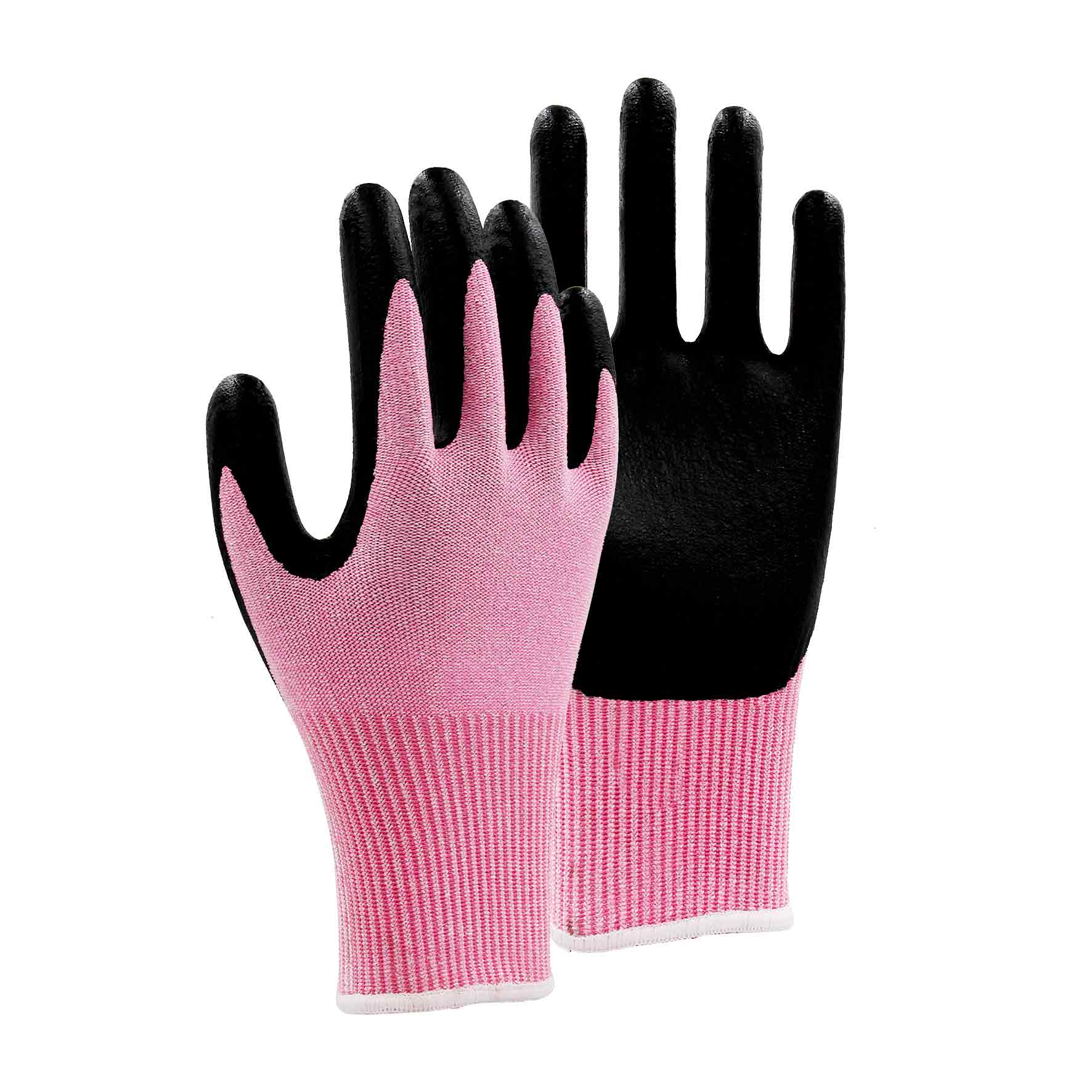 13G cut D/A4 DexiFoam palm coated gloves - Steel
