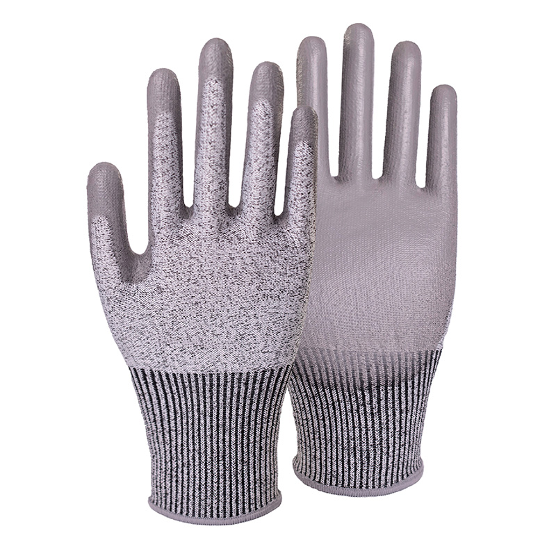 13G cut C/A3 PU palm coated glove