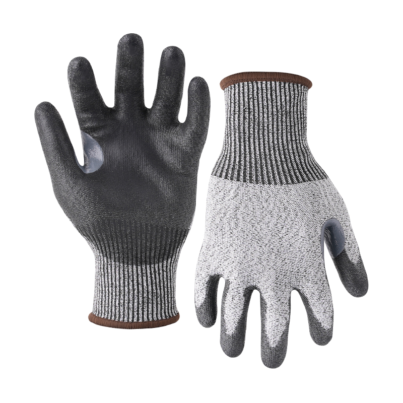 13G cut D/A4 PU palm coated gloves