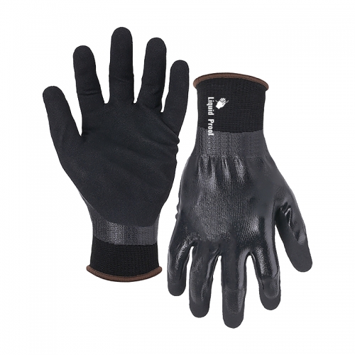 18G nylon/spandex shell G-Flex plus triple coated gloves (fully/palm)